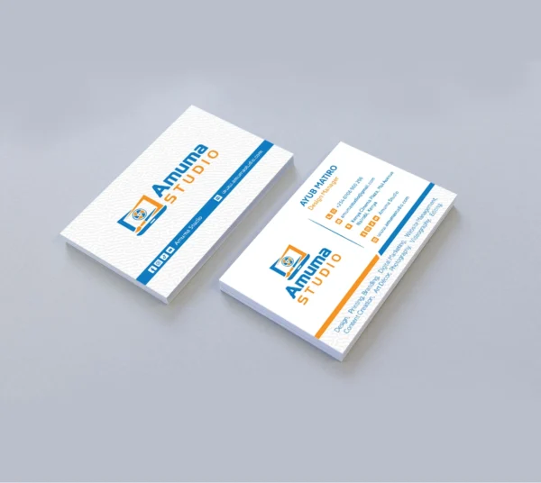 Business Cards Graphic Design and printing at amuma studio